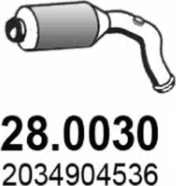ASSO 28.0030 - Catalytic Converter car-mod.net