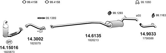 ASSO ART4707 - Exhaust System car-mod.net
