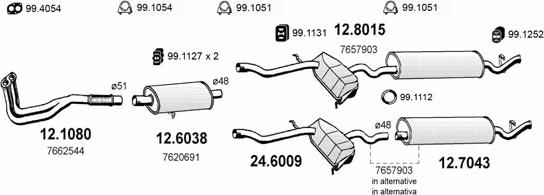 ASSO ART0661 - Exhaust System car-mod.net