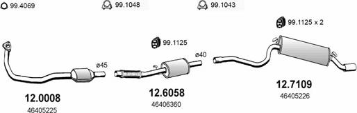 ASSO ART0886 - Exhaust System car-mod.net