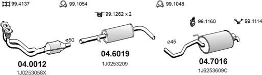 ASSO ART0227 - Exhaust System car-mod.net