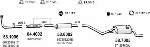 ASSO ART2565 - Exhaust System car-mod.net