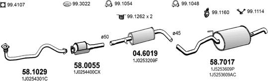 ASSO ART2560 - Exhaust System car-mod.net