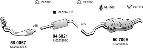ASSO ART2563 - Exhaust System car-mod.net