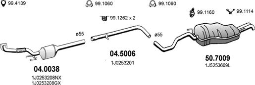 ASSO ART2567 - Exhaust System car-mod.net