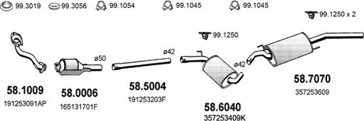 ASSO ART2529 - Exhaust System car-mod.net