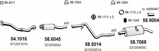 ASSO ART2527 - Exhaust System car-mod.net