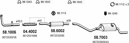 ASSO ART2640 - Exhaust System car-mod.net