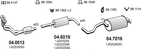 ASSO ART2605 - Exhaust System car-mod.net