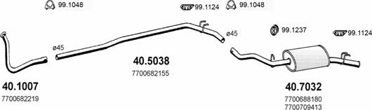ASSO ART2096 - Exhaust System car-mod.net