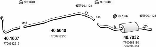 ASSO ART2097 - Exhaust System car-mod.net