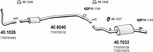 ASSO ART2105 - Exhaust System car-mod.net