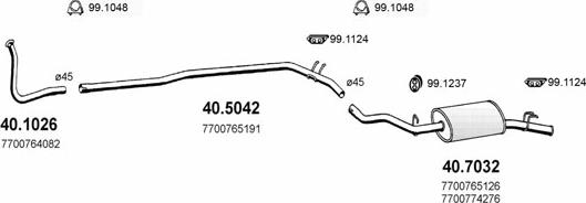 ASSO ART2100 - Exhaust System car-mod.net