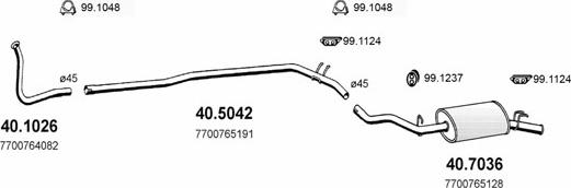 ASSO ART2108 - Exhaust System car-mod.net