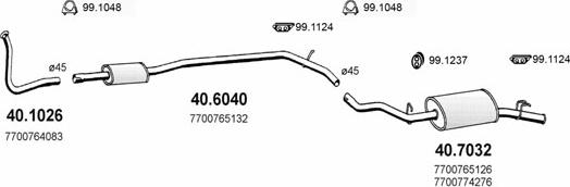 ASSO ART2102 - Exhaust System car-mod.net