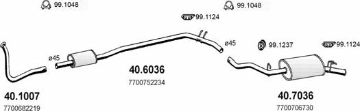 ASSO ART2107 - Exhaust System car-mod.net