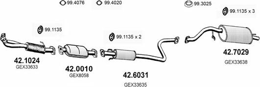 ASSO ART2180 - Exhaust System car-mod.net