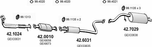 ASSO ART2172 - Exhaust System car-mod.net
