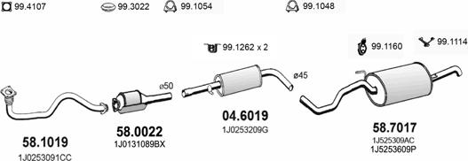 ASSO ART2364 - Exhaust System car-mod.net