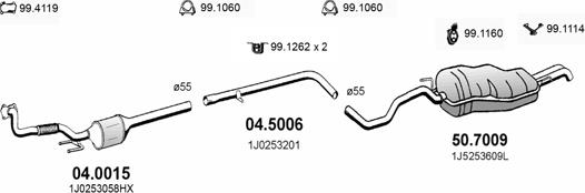 ASSO ART2368 - Exhaust System car-mod.net