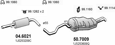 ASSO ART2367 - Exhaust System car-mod.net