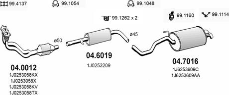ASSO ART2378 - Exhaust System car-mod.net