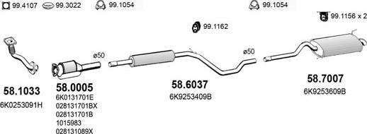 ASSO ART2291 - Exhaust System car-mod.net