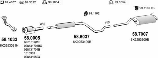 ASSO ART2292 - Exhaust System car-mod.net