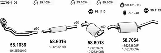 ASSO ART2722 - Exhaust System car-mod.net