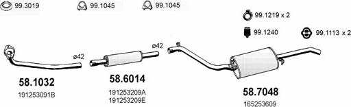 ASSO ART2727 - Exhaust System car-mod.net