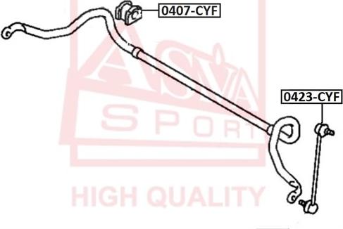ASVA 0423-CYF - Rod / Strut, stabiliser car-mod.net