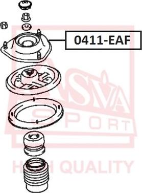ASVA 0411-EAF - Top Strut Mounting car-mod.net