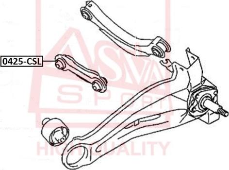 ASVA 0425-CSL - Track Control Arm car-mod.net