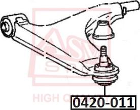 ASVA 0420-011 - Ball Joint car-mod.net