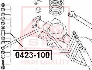 ASVA 0423-100 - Rod / Strut, stabiliser car-mod.net