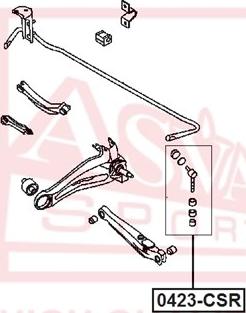 ASVA 0423-CSR - Rod / Strut, stabiliser car-mod.net