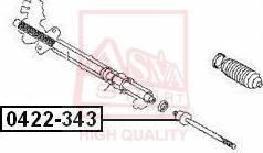 ASVA 0422-343 - Inner Tie Rod, Axle Joint car-mod.net