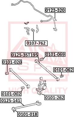 ASVA 0125-141 - Track Control Arm car-mod.net