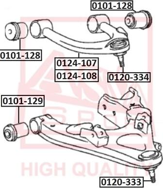 ASVA 0120-333 - Ball Joint car-mod.net