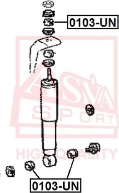 ASVA 0103-UN - Top Strut Mounting car-mod.net
