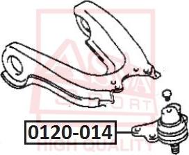 ASVA 0120-014 - Ball Joint car-mod.net