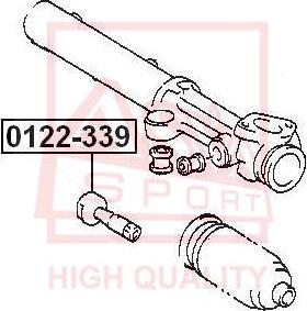 ASVA 0122-339 - Inner Tie Rod, Axle Joint car-mod.net
