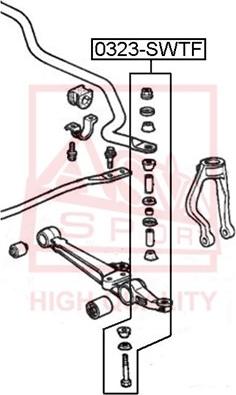 ASVA 0323-STWF - Rod / Strut, stabiliser car-mod.net