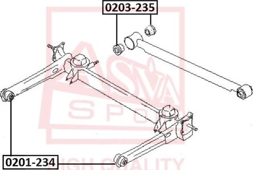 ASVA 0203-235 - Top Strut Mounting car-mod.net