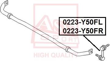 ASVA 0223-Y50FR - Rod / Strut, stabiliser car-mod.net