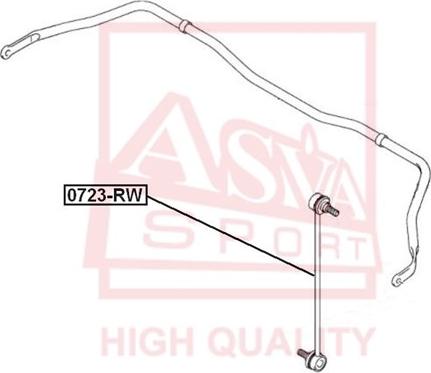 ASVA 0723-RW - Rod / Strut, stabiliser car-mod.net