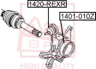 ASVA 1401-010Z - Bush of Control / Trailing Arm car-mod.net