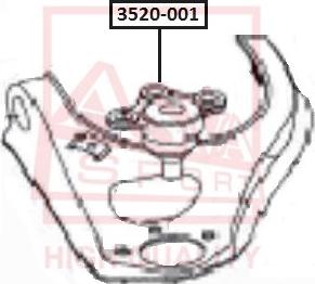 ASVA 3520-001 - Ball Joint car-mod.net