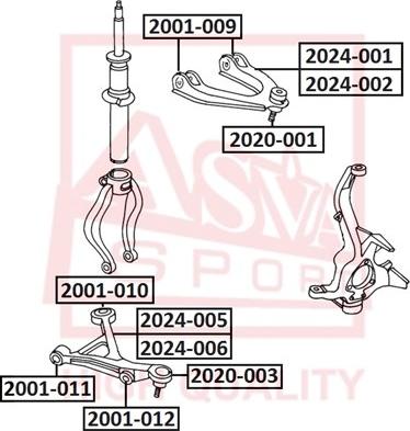 ASVA 2020-001 - Ball Joint car-mod.net