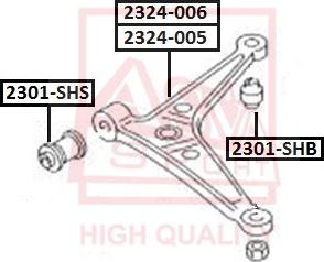 ASVA 2324-006 - Track Control Arm car-mod.net